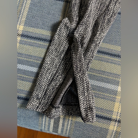 Athleta Delancey Textured Moto Tights, size Small Black & White Speckled - Picture 9 of 11